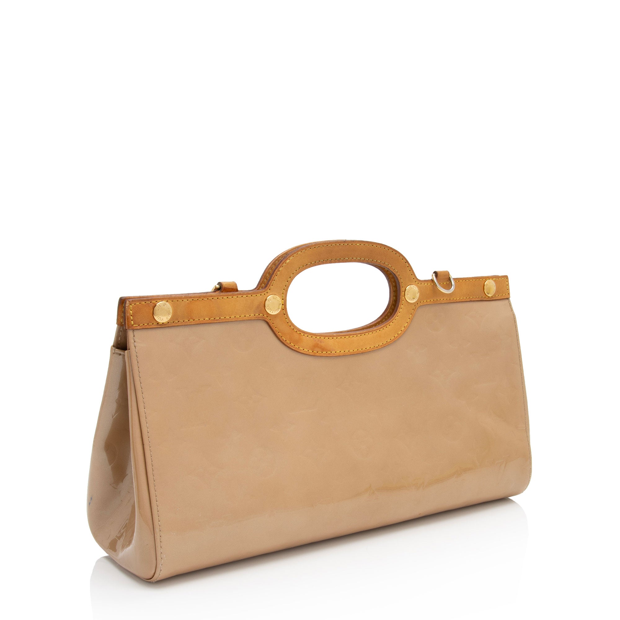 Louis Vuitton Monogram Vernis Roxbury Drive Clutch (SHF-KaFdPJ)