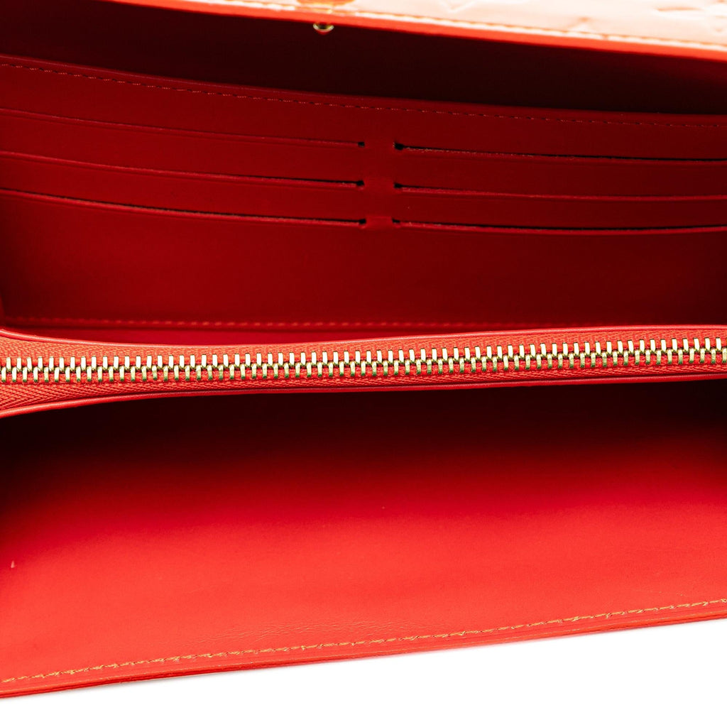 Louis Vuitton Monogram Vernis Sarah Long Wallet