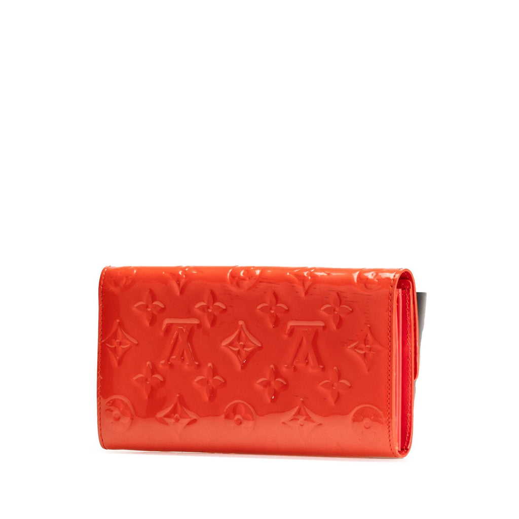 Louis Vuitton Monogram Vernis Sarah Long Wallet