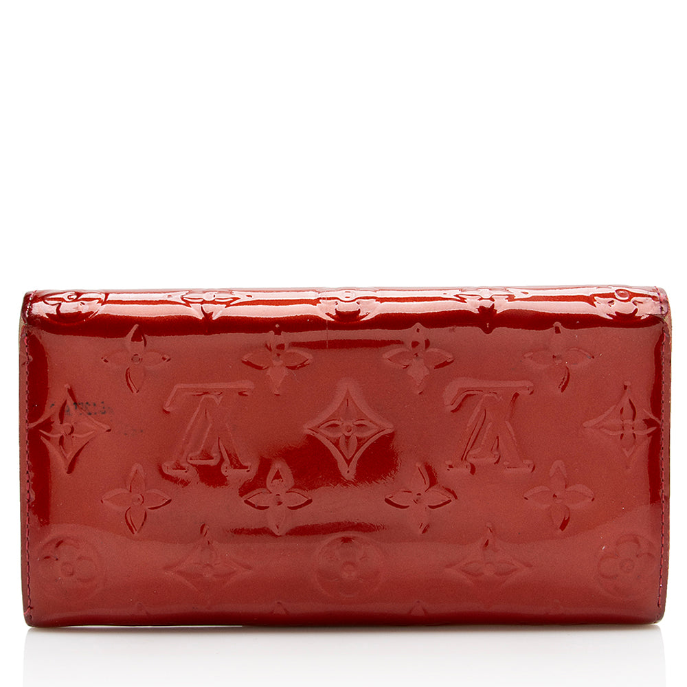 Louis Vuitton Monogram Vernis Sarah Wallet - FINAL SALE (SHF-17220)