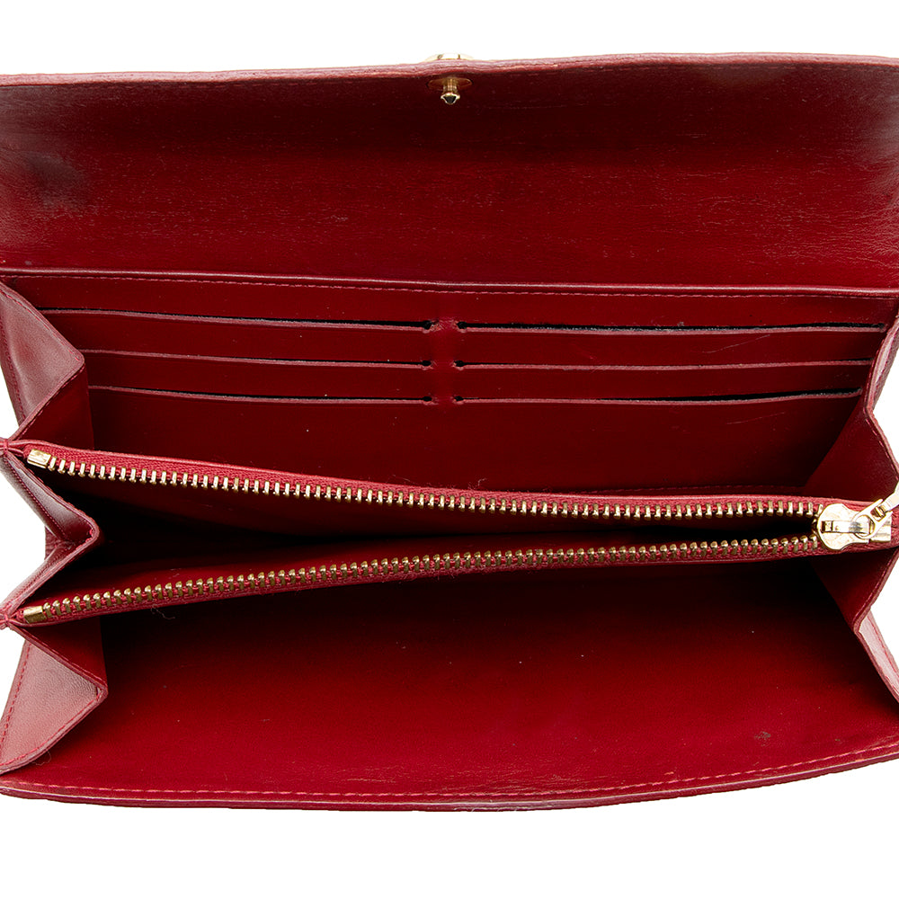 Louis Vuitton Monogram Vernis Sarah Wallet - FINAL SALE (SHF-17220)