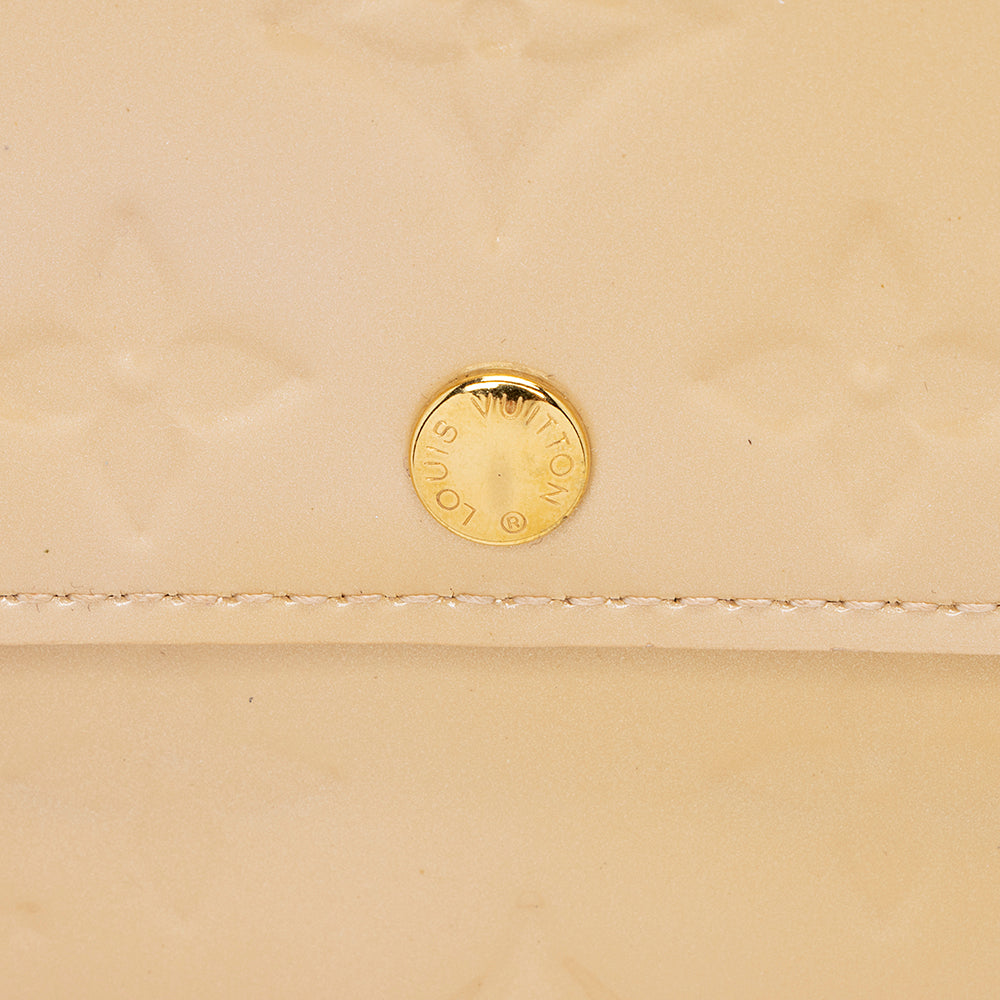 Louis Vuitton Monogram Vernis Sarah Wallet (SHF-15137)