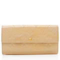Louis Vuitton Monogram Vernis Sarah Wallet (SHF-15137)