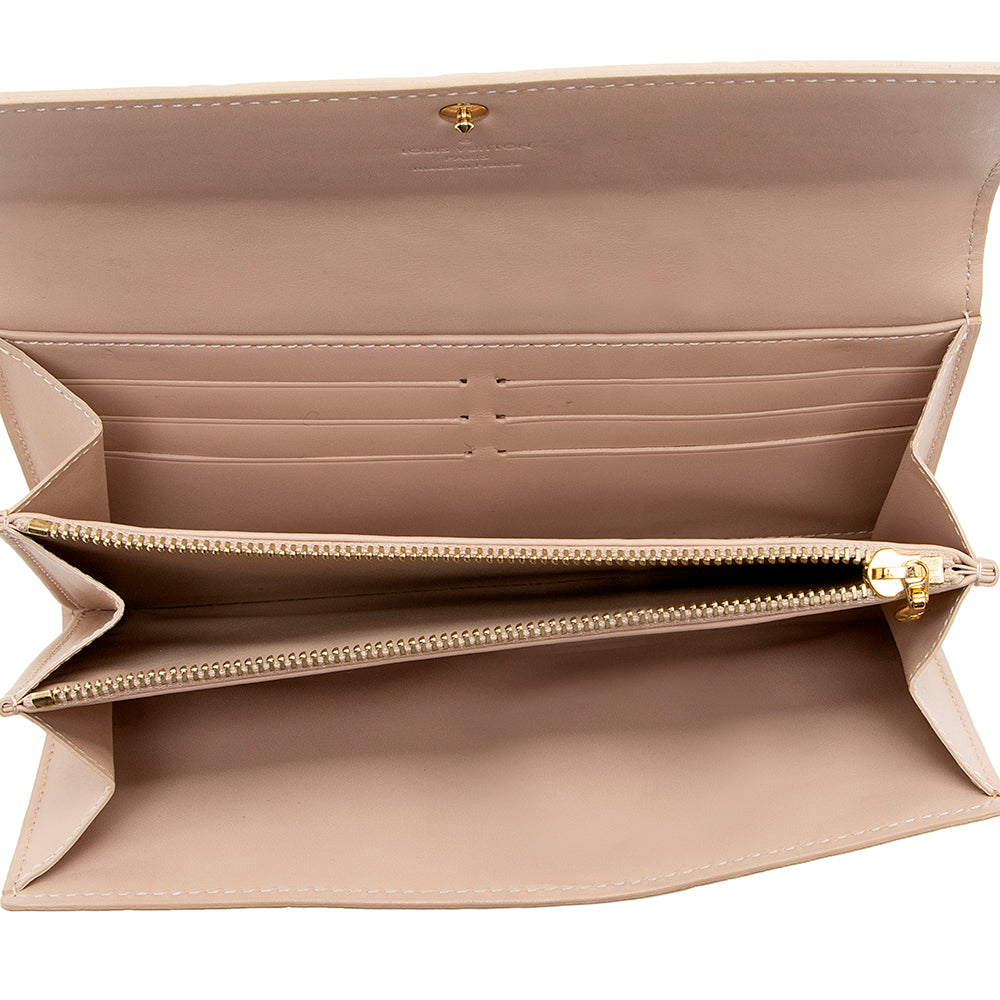 Louis Vuitton Monogram Vernis Sarah Wallet (SHF-15137)