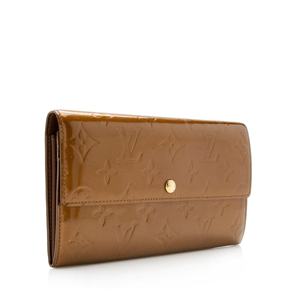 Louis Vuitton Monogram Vernis Sarah Wallet - FINAL SALE (SHF-15356)