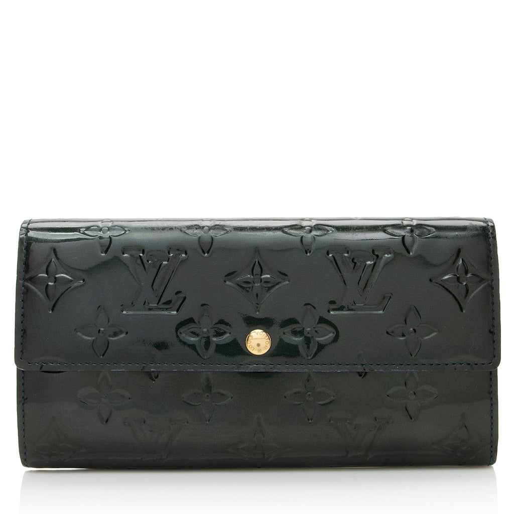 Louis Vuitton Monogram Vernis Sarah Wallet (SHF-22290)