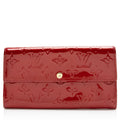 Louis Vuitton Monogram Vernis Sarah Wallet (SHF-23901)
