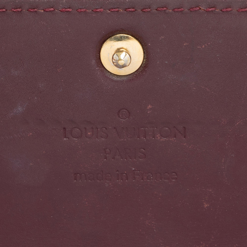 Louis Vuitton Monogram Vernis Sarah Wallet (SHF-23457)