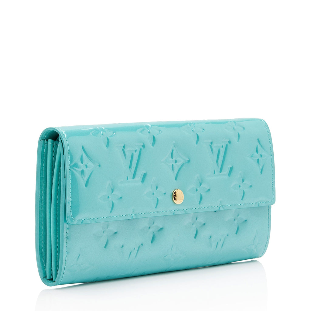 Louis Vuitton Monogram Vernis Sarah Wallet (SHF-LJ4vYR)