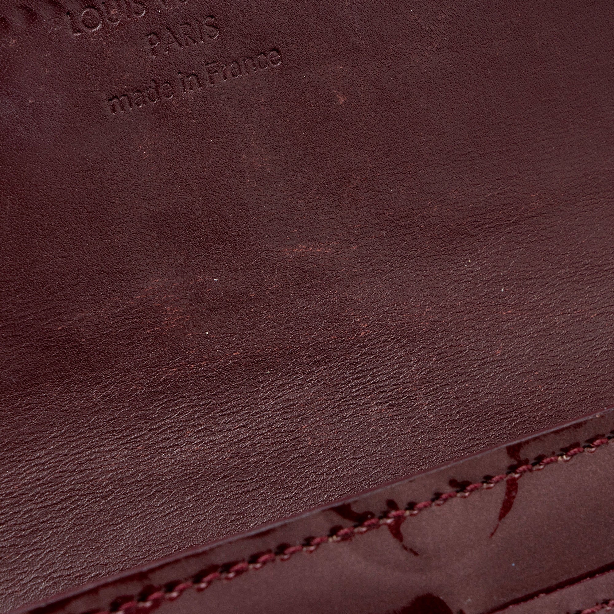 Louis Vuitton Monogram Vernis Sarah Wallet (SHF-1rZthq)