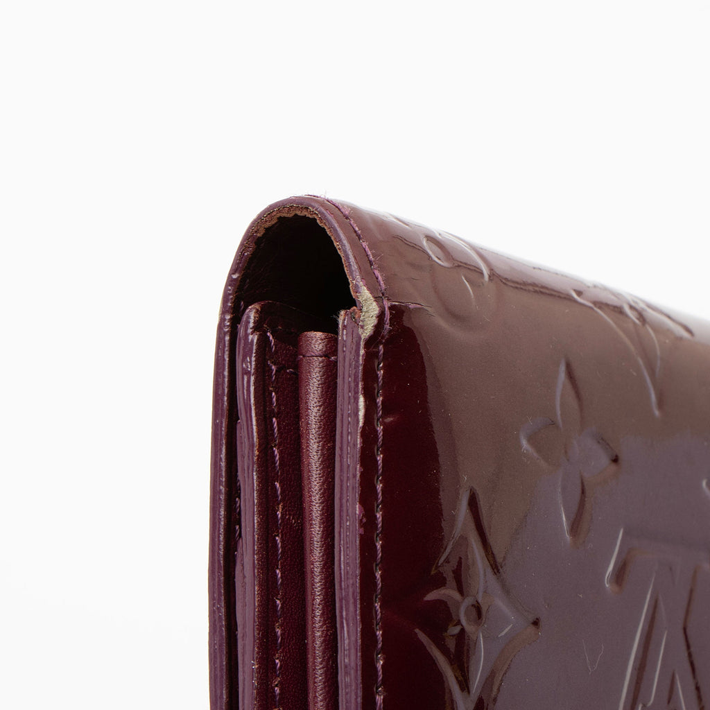 Louis Vuitton Monogram Vernis Sarah Wallet (SHF-I0eWQY)