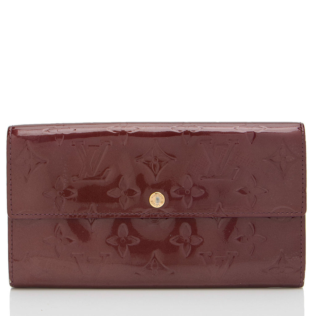 Louis Vuitton Monogram Vernis Sarah Wallet (SHF-I0eWQY)
