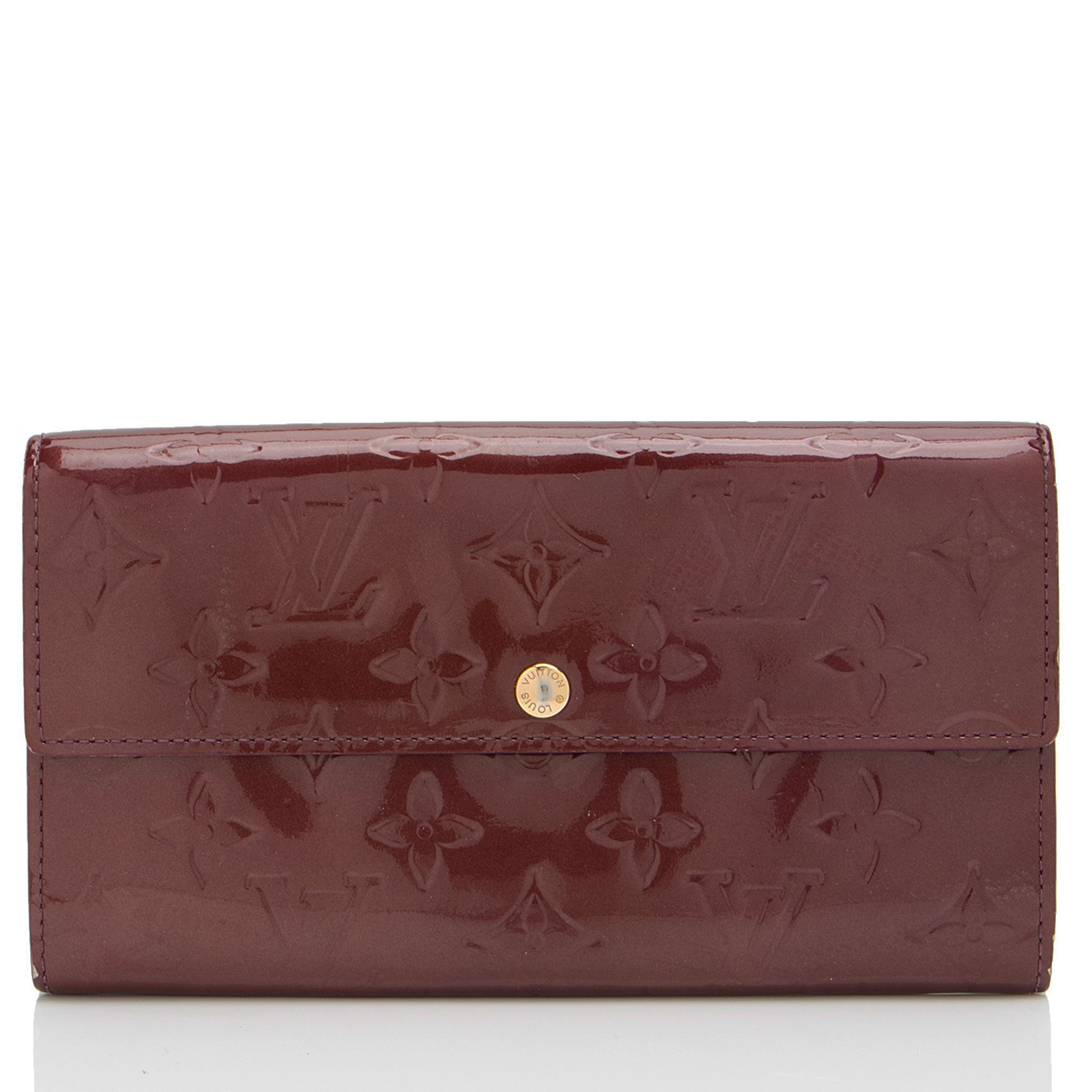 Louis Vuitton Monogram Vernis Sarah Wallet (SHF-I0eWQY)