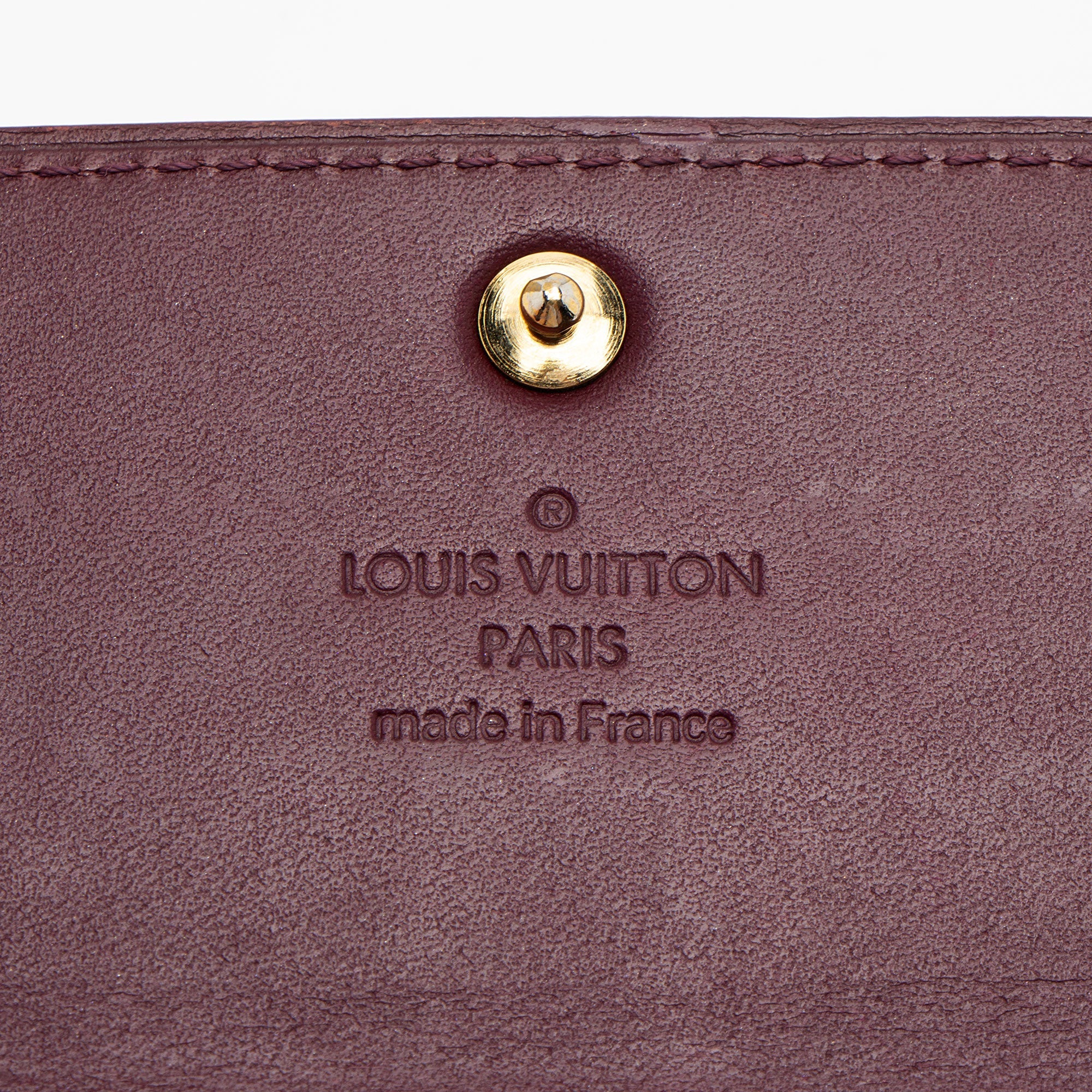 Louis Vuitton Monogram Vernis Sarah Wallet (SHF-I0eWQY)