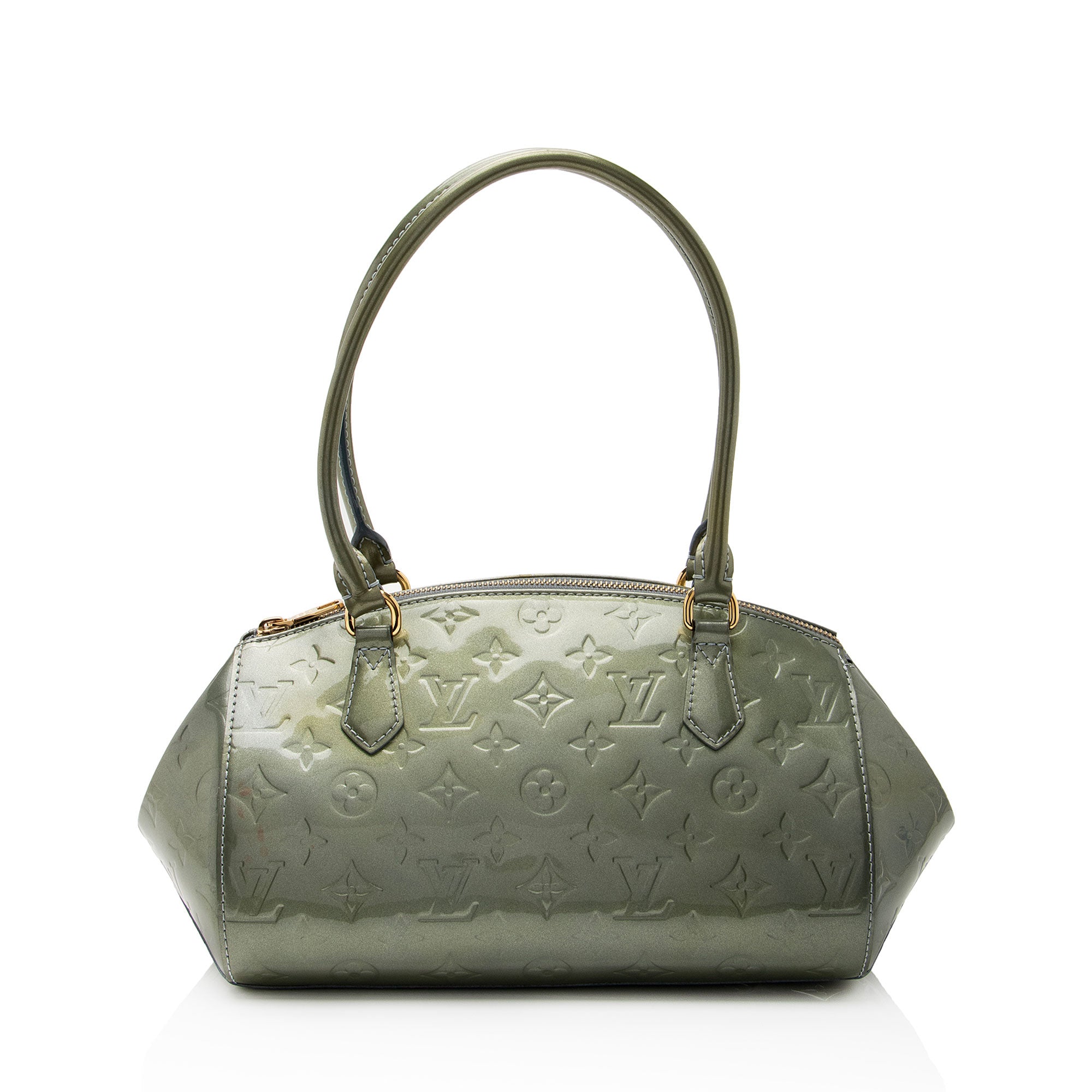Louis Vuitton Monogram Vernis Sherwood PM Satchel (SHF-v0u1lX)