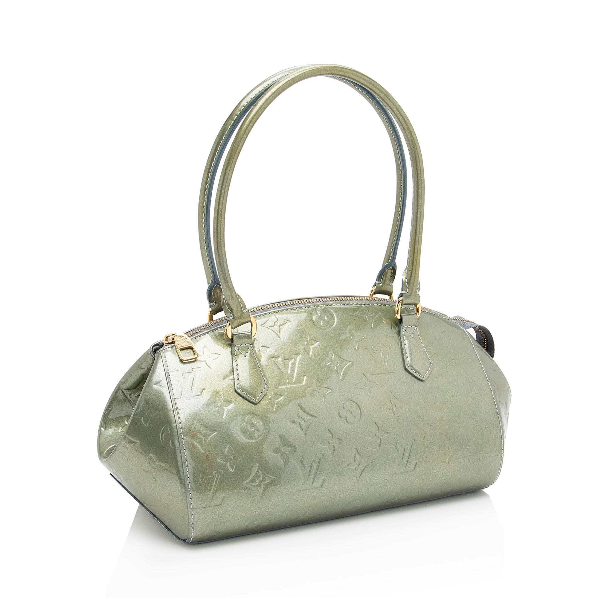 Louis Vuitton Monogram Vernis Sherwood PM Satchel (SHF-peT4Il)