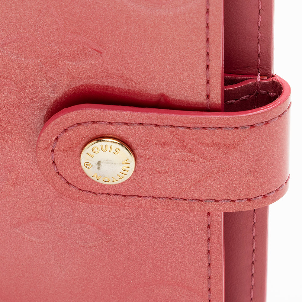 Louis Vuitton Monogram Vernis Small Ring Agenda Cover (SHF-21813)