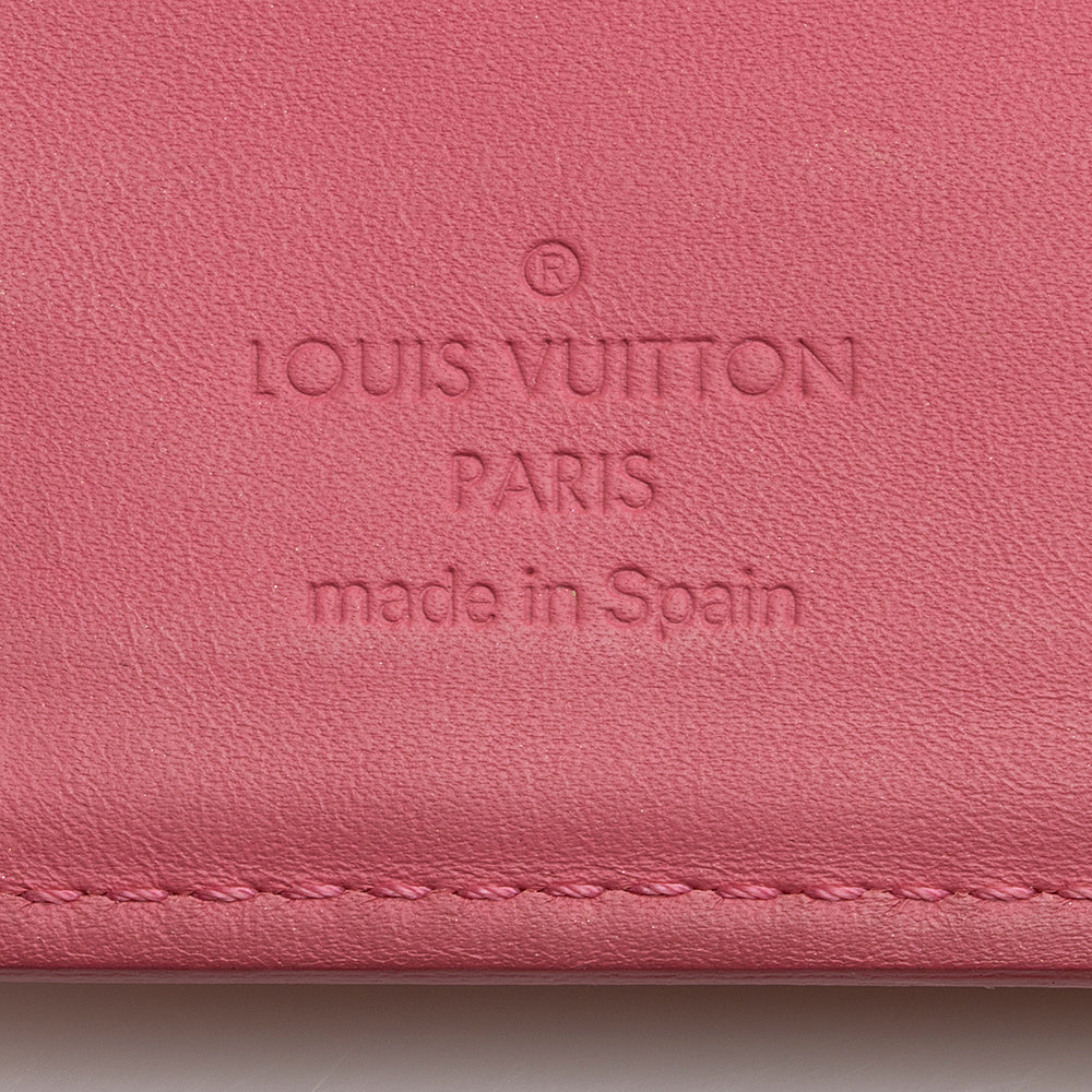 Louis Vuitton Monogram Vernis Small Ring Agenda Cover (SHF-21813)