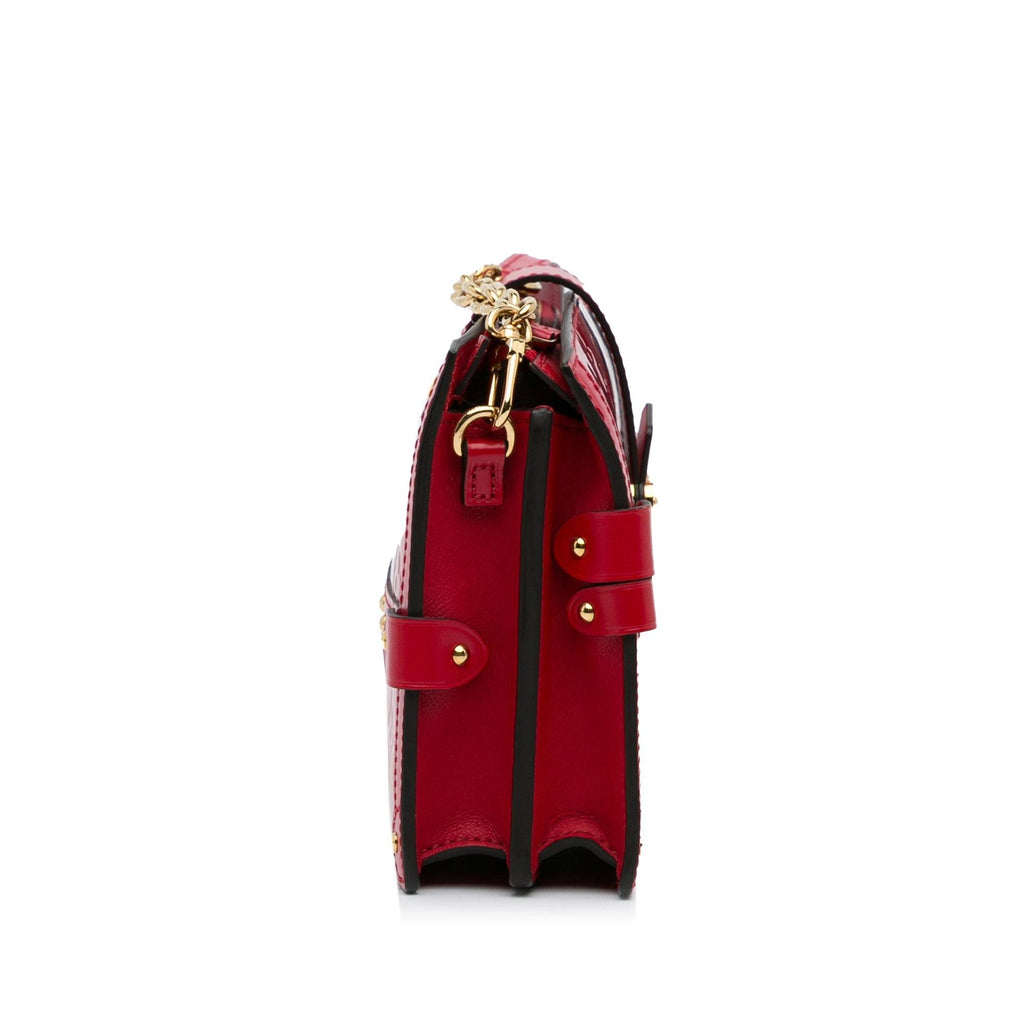 Louis Vuitton Monogram Vernis Trunk Clutch (SHG-nLop5s)