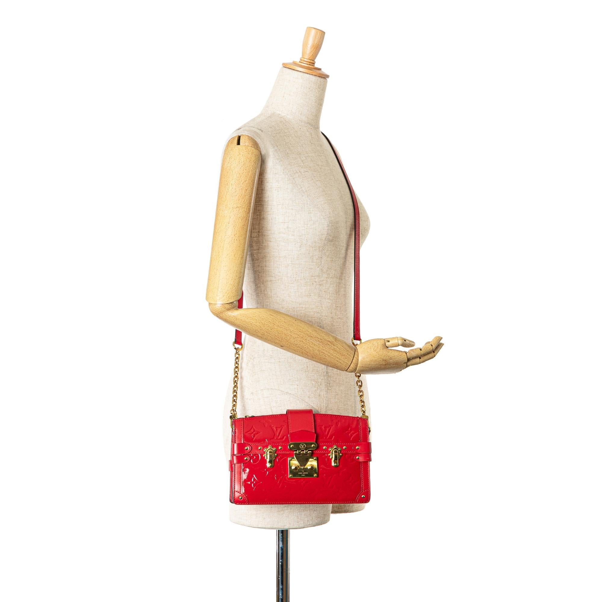 Louis Vuitton Monogram Vernis Trunk Clutch