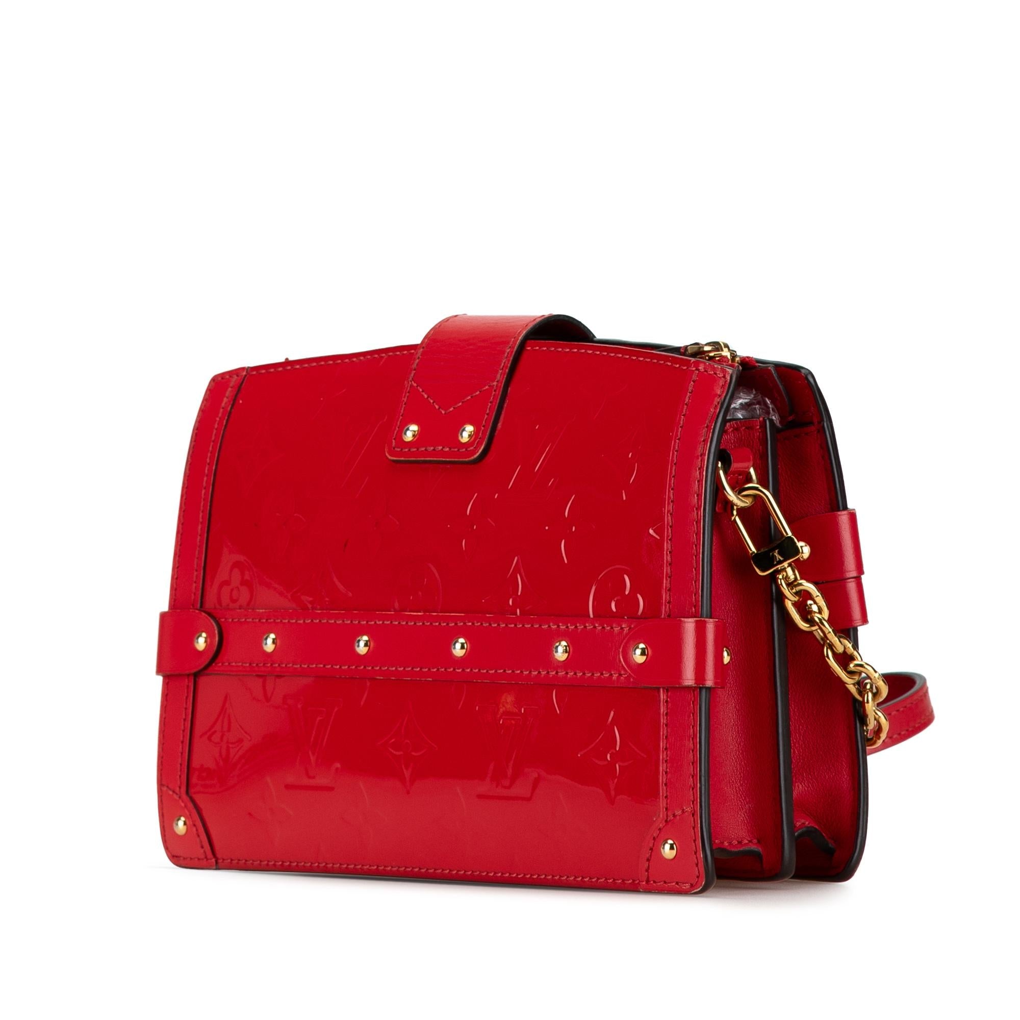 Louis Vuitton Monogram Vernis Trunk Clutch