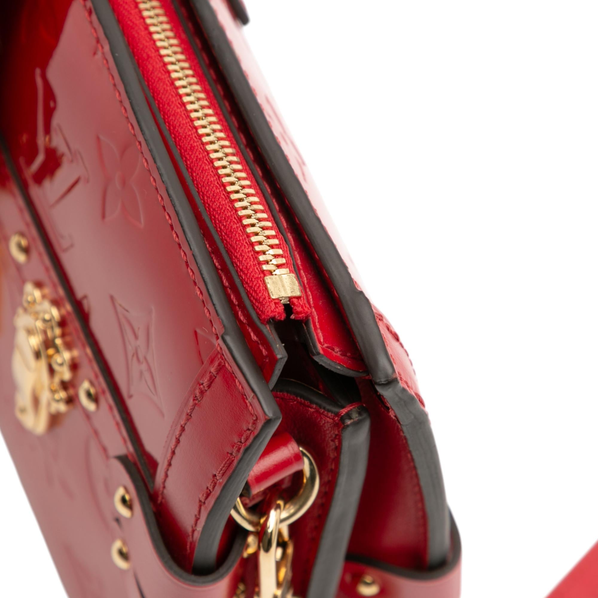 Louis Vuitton Monogram Vernis Trunk Clutch