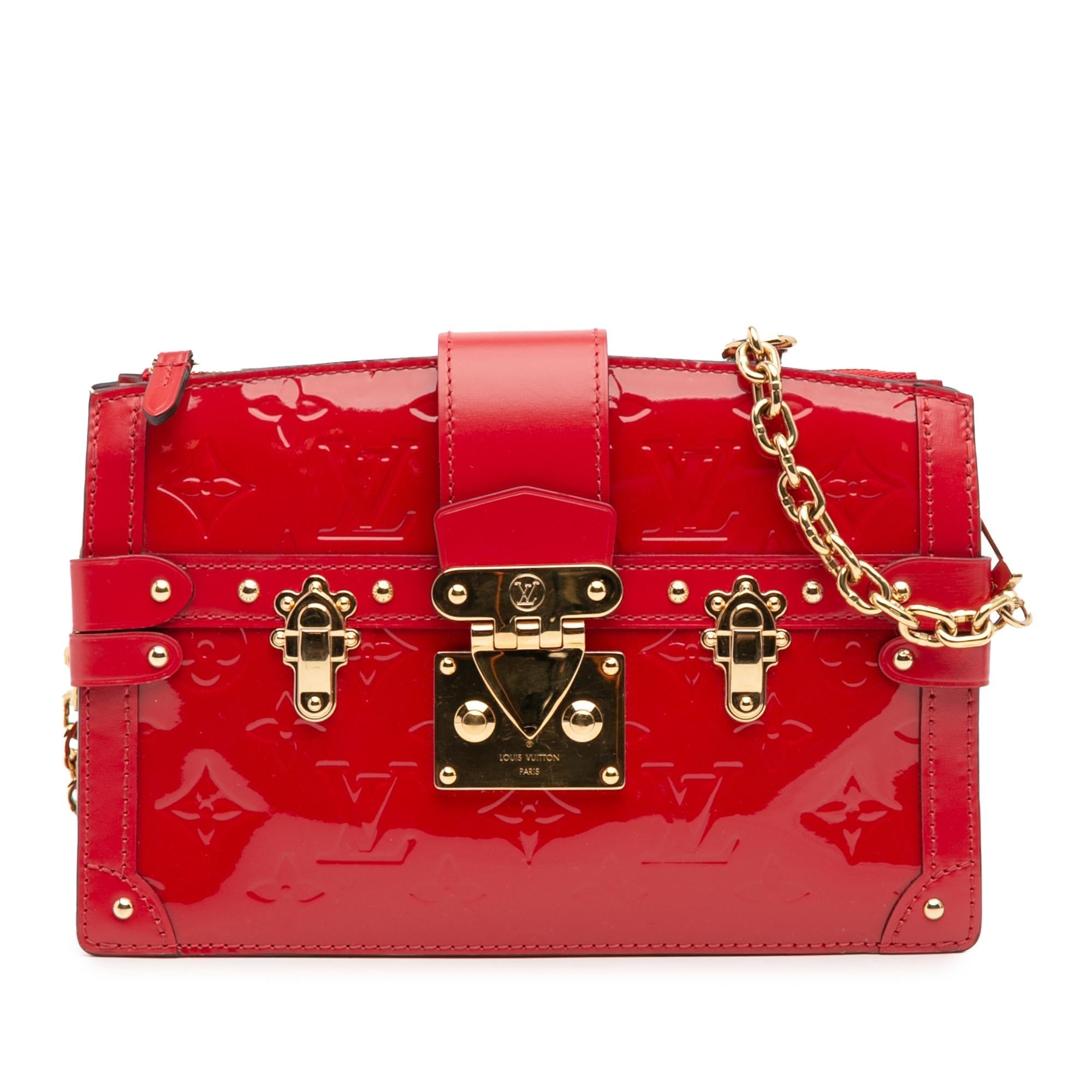 Louis Vuitton Monogram Vernis Trunk Clutch