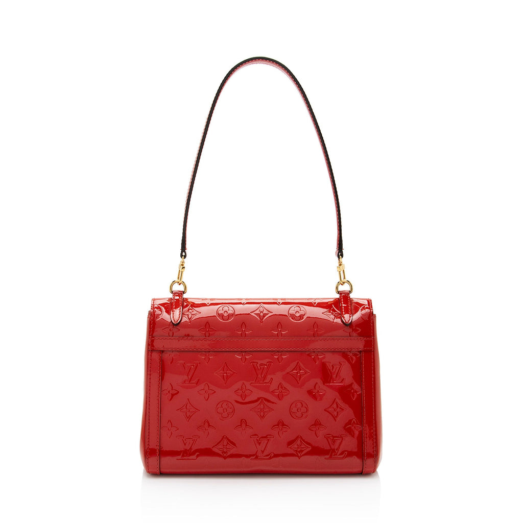 Louis Vuitton Monogram Vernis Venice Shoulder Bag (SHF-8iv4Vb)