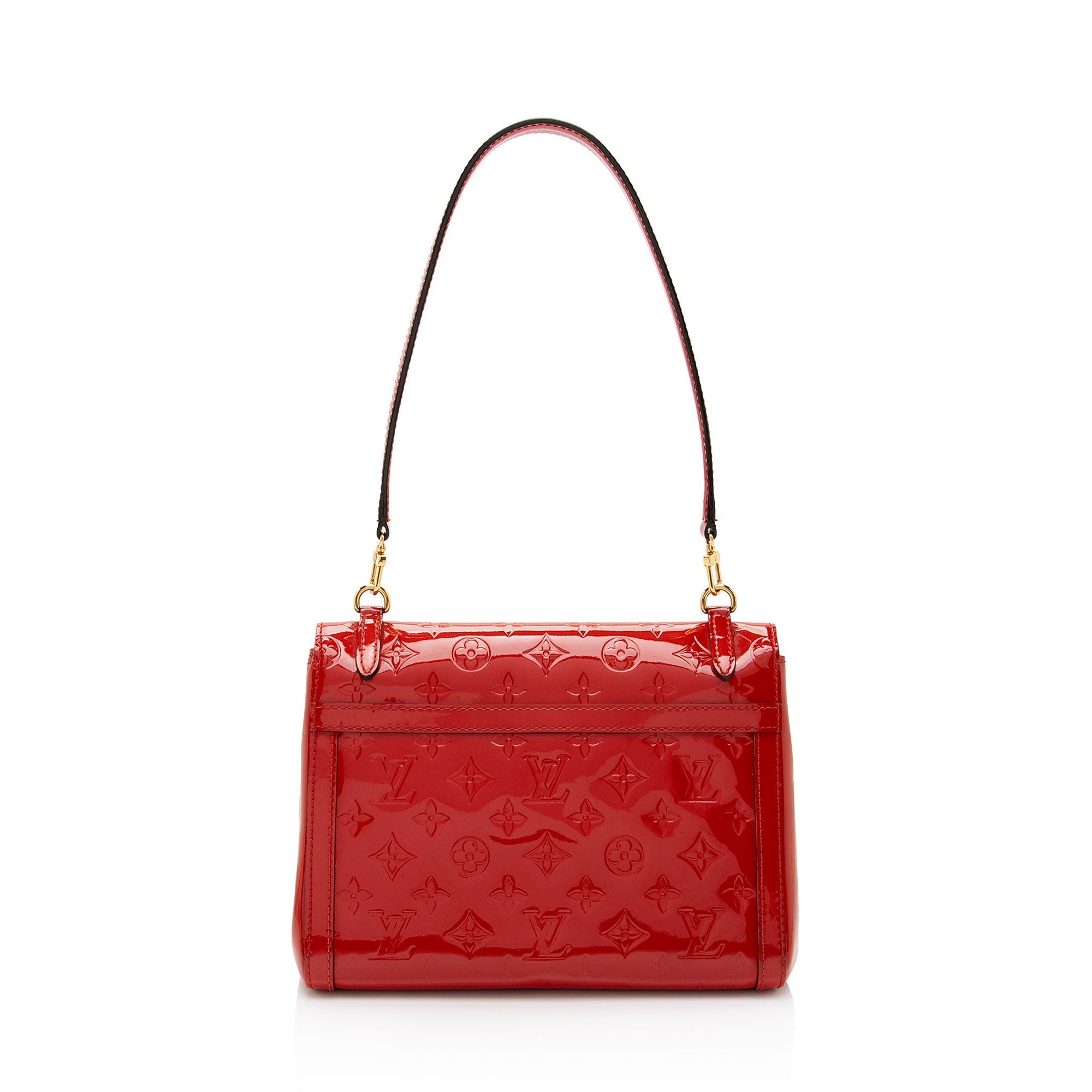 Louis Vuitton Monogram Vernis Venice Shoulder Bag (SHF-8iv4Vb)