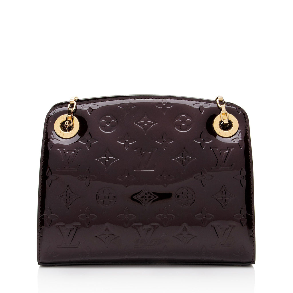 Louis Vuitton Monogram Vernis Virginia PM Shoulder Bag (SHF-rxNHf7)