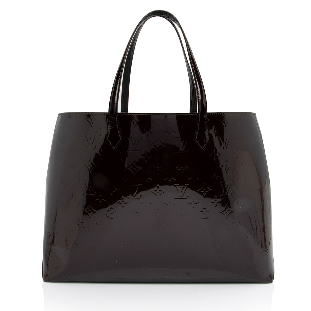 Louis Vuitton Monogram Vernis Wilshire GM Tote (SHF-CUjAND)