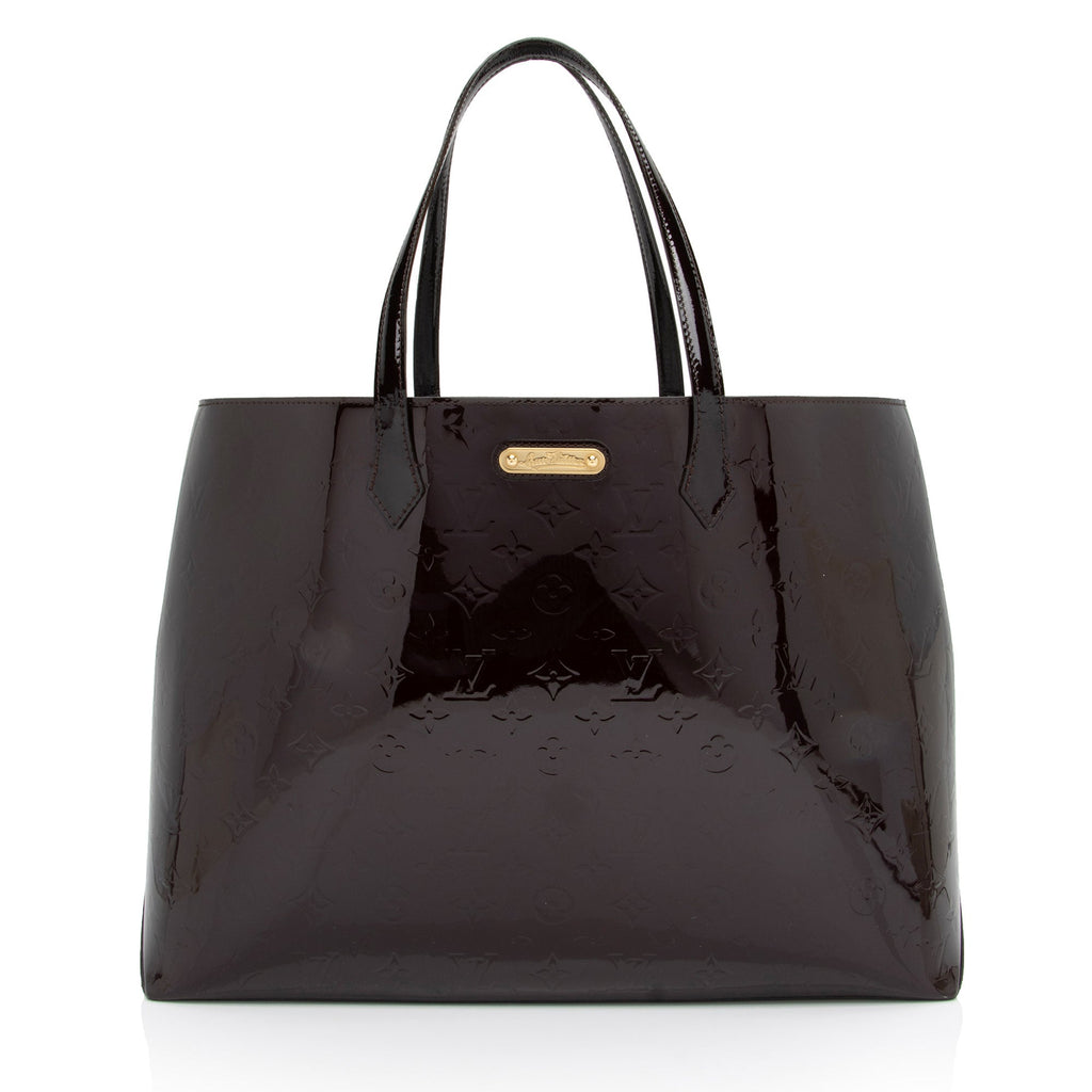 Louis Vuitton Monogram Vernis Wilshire GM Tote (SHF-CUjAND)