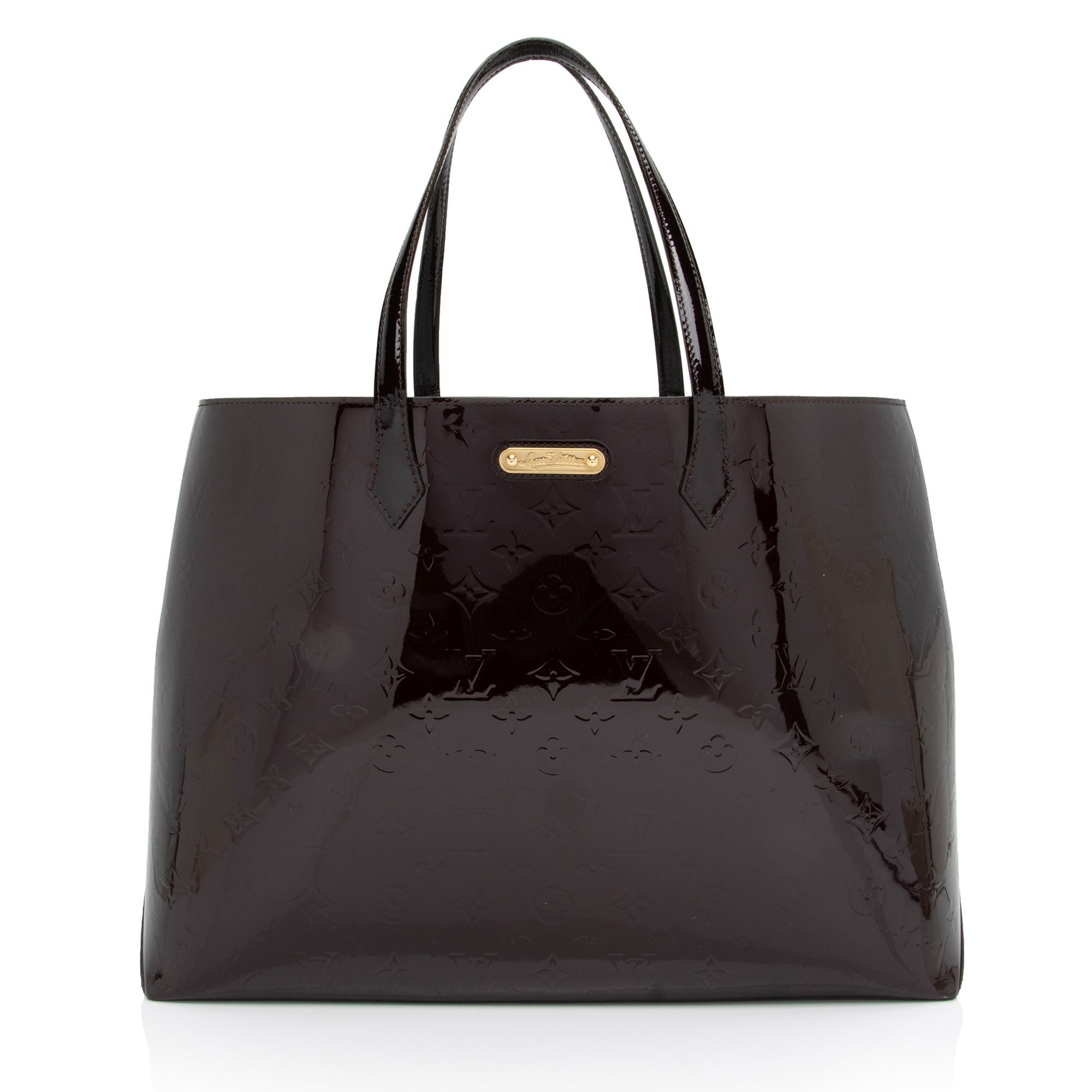 Louis Vuitton Monogram Vernis Wilshire GM Tote (SHF-CUjAND)