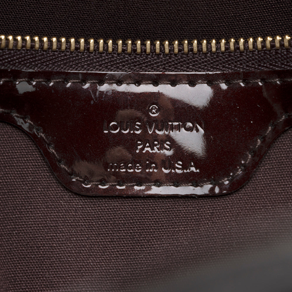 Louis Vuitton Monogram Vernis Wilshire PM Satchel (SHF-20018)
