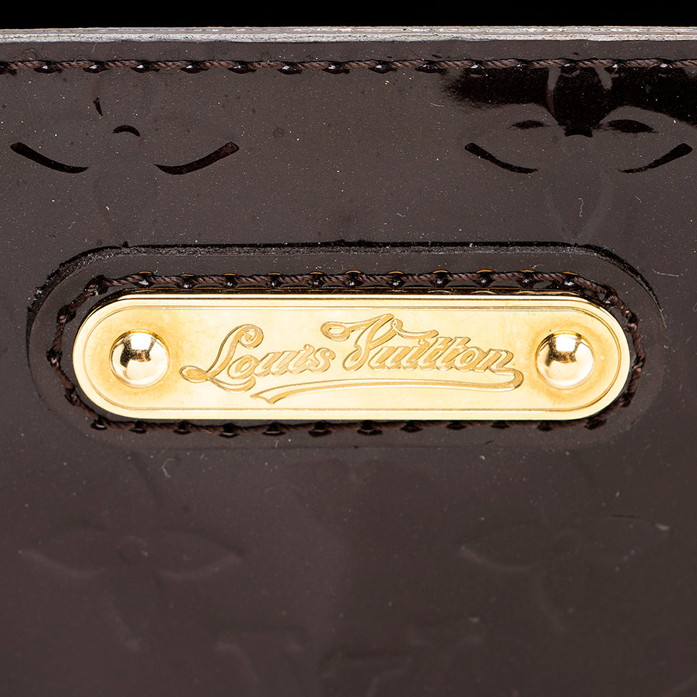 Louis Vuitton Monogram Vernis Wilshire PM Satchel (SHF-20018)