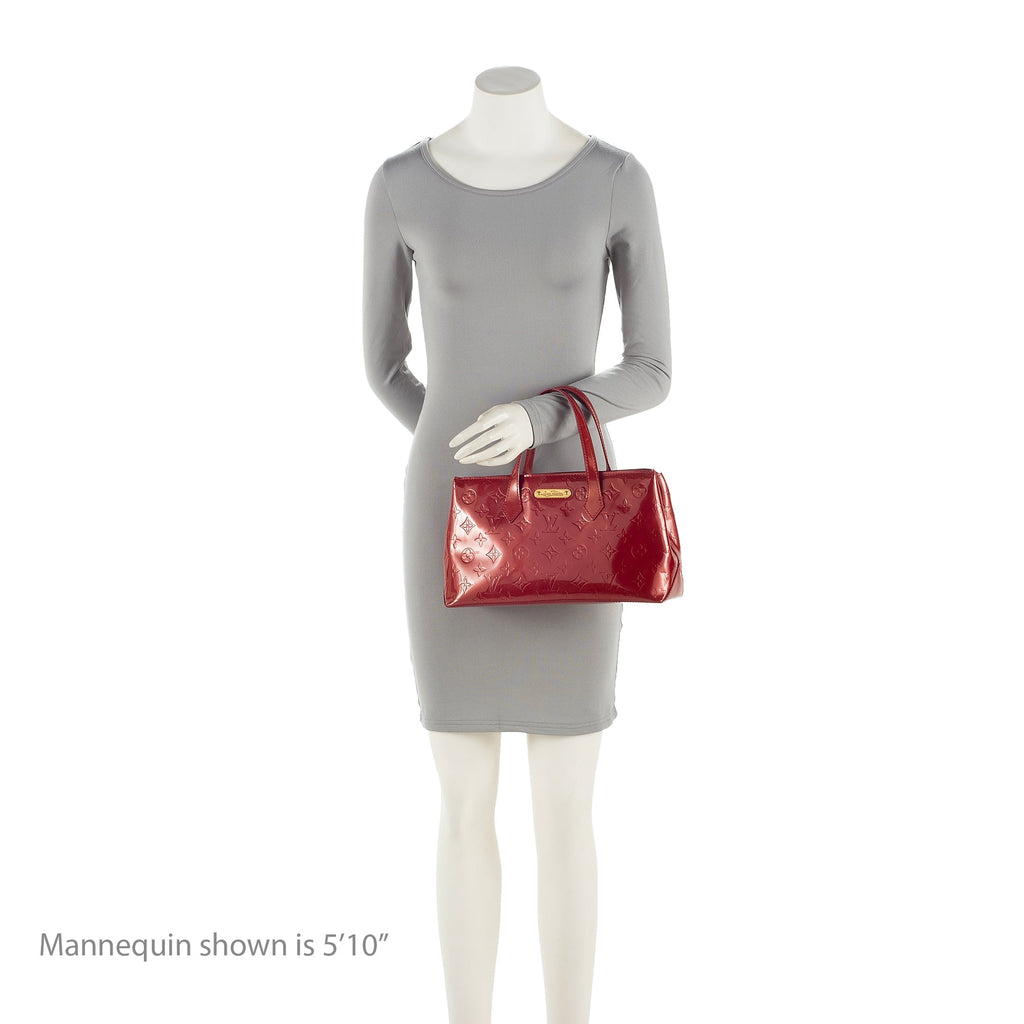 Louis Vuitton Monogram Vernis Wilshire PM Tote (SHF-22634)