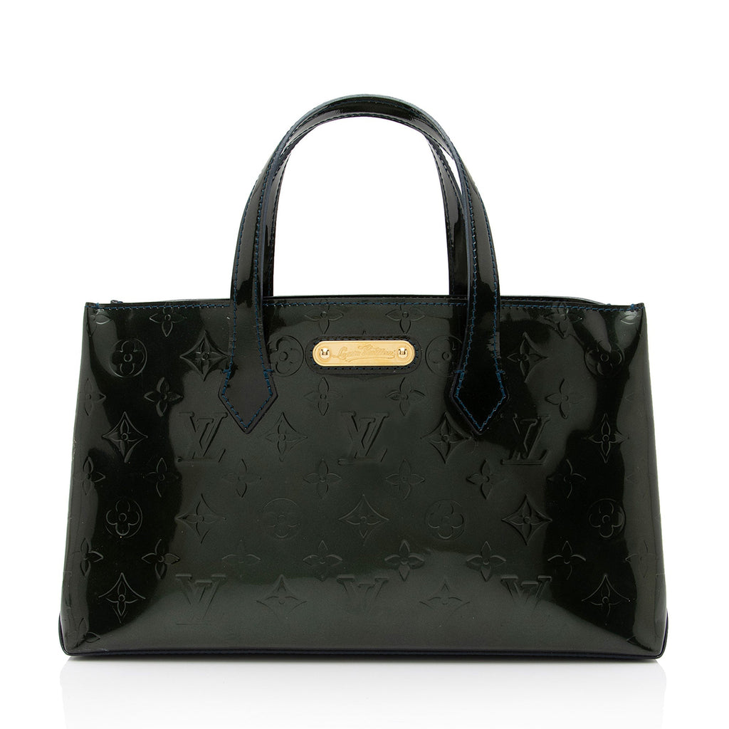 Louis Vuitton Monogram Vernis Wilshire PM Tote (SHF-ZcOAu3)