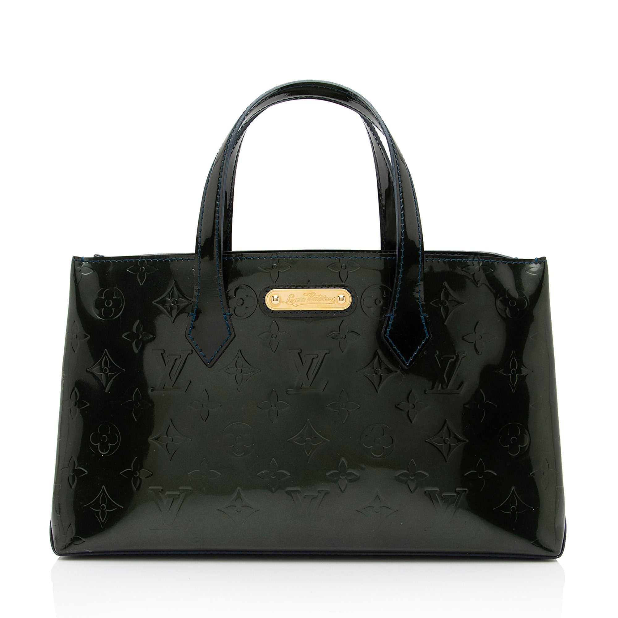 Louis Vuitton Monogram Vernis Wilshire PM Tote (SHF-ZcOAu3)