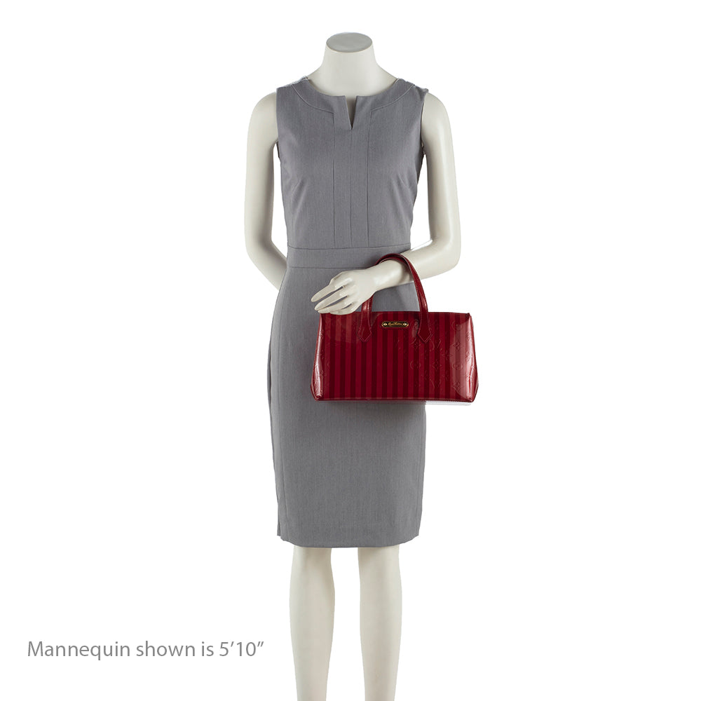 Louis Vuitton Monogram Vernis Wilshire PM Tote (SHF-18400)