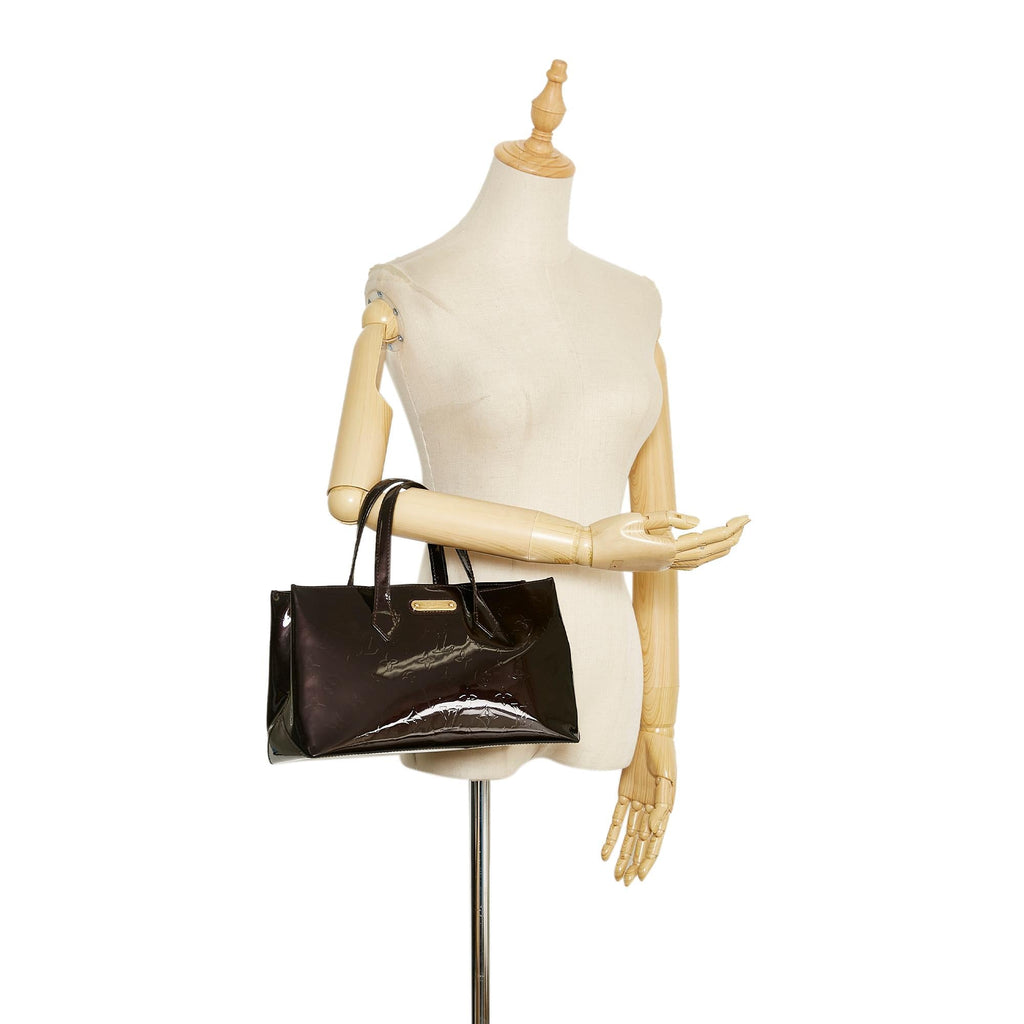 Louis Vuitton Monogram Vernis Wilshire PM (SHG-37150)