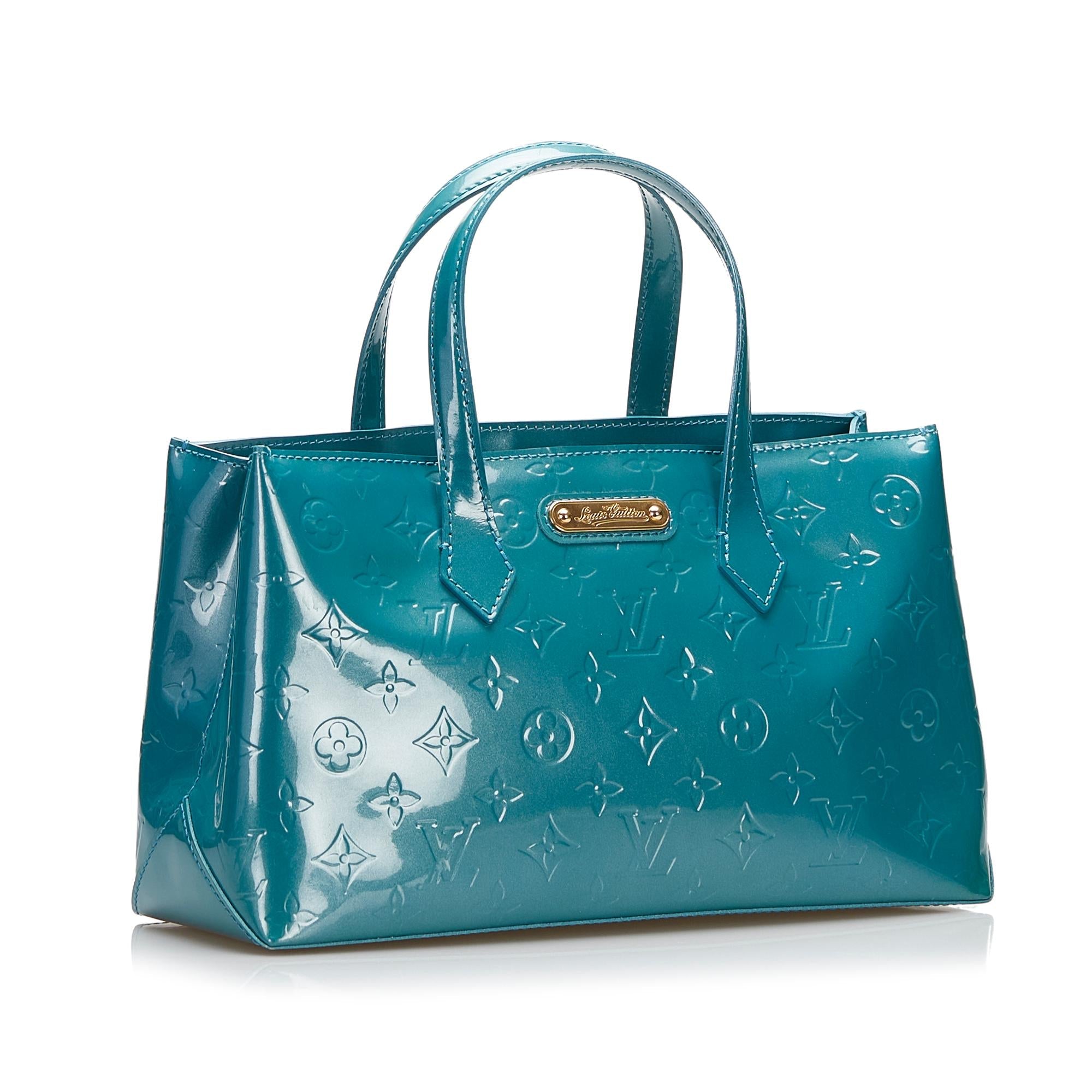 Louis Vuitton Monogram Vernis Wilshire PM (SHG-k4Mpiz)