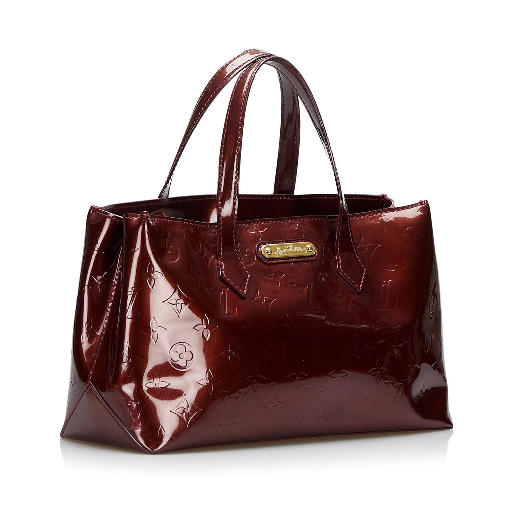 Louis Vuitton Monogram Vernis Wilshire PM (SHG-3zphEv)