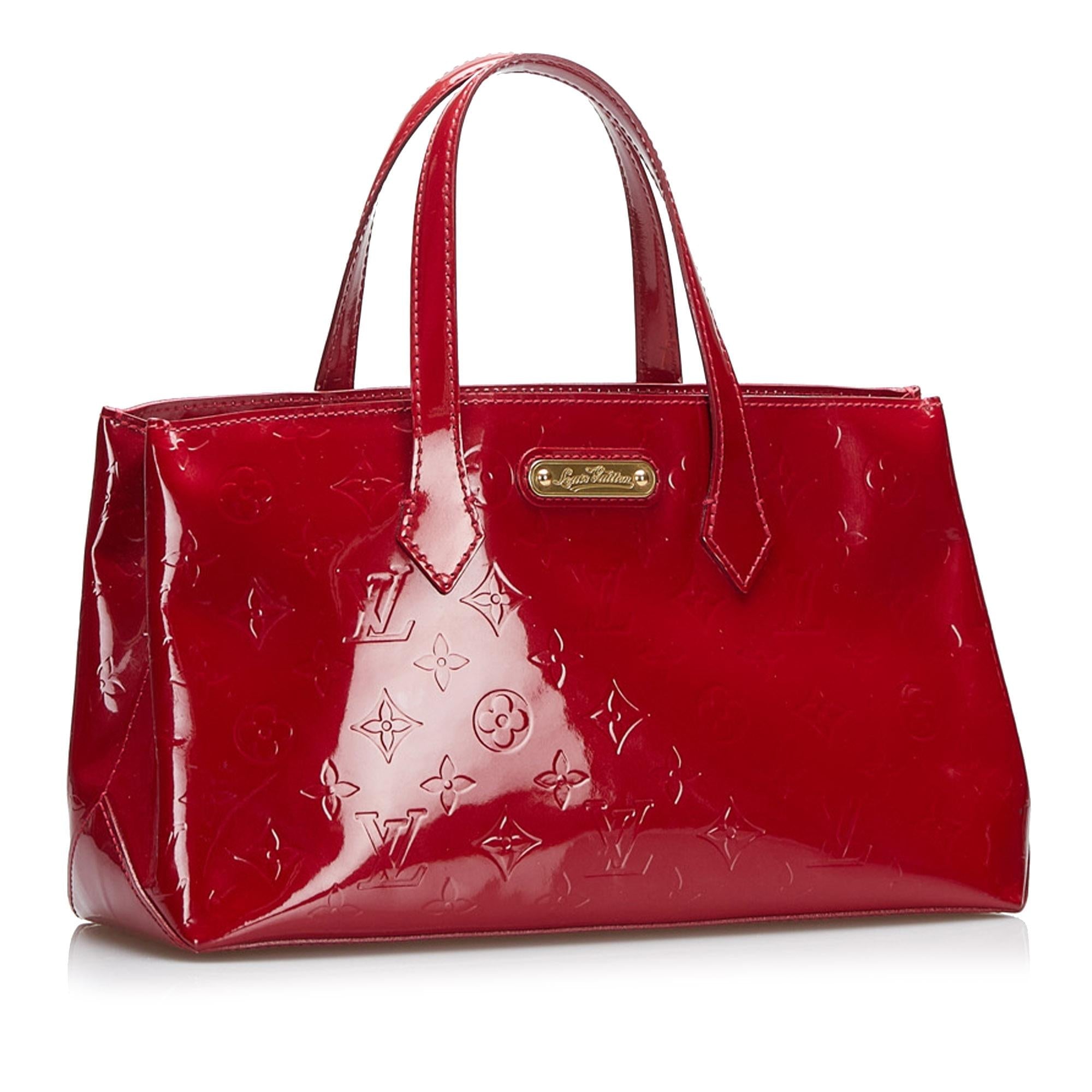 Louis Vuitton Monogram Vernis Wilshire PM (SHG-j2mK2w)
