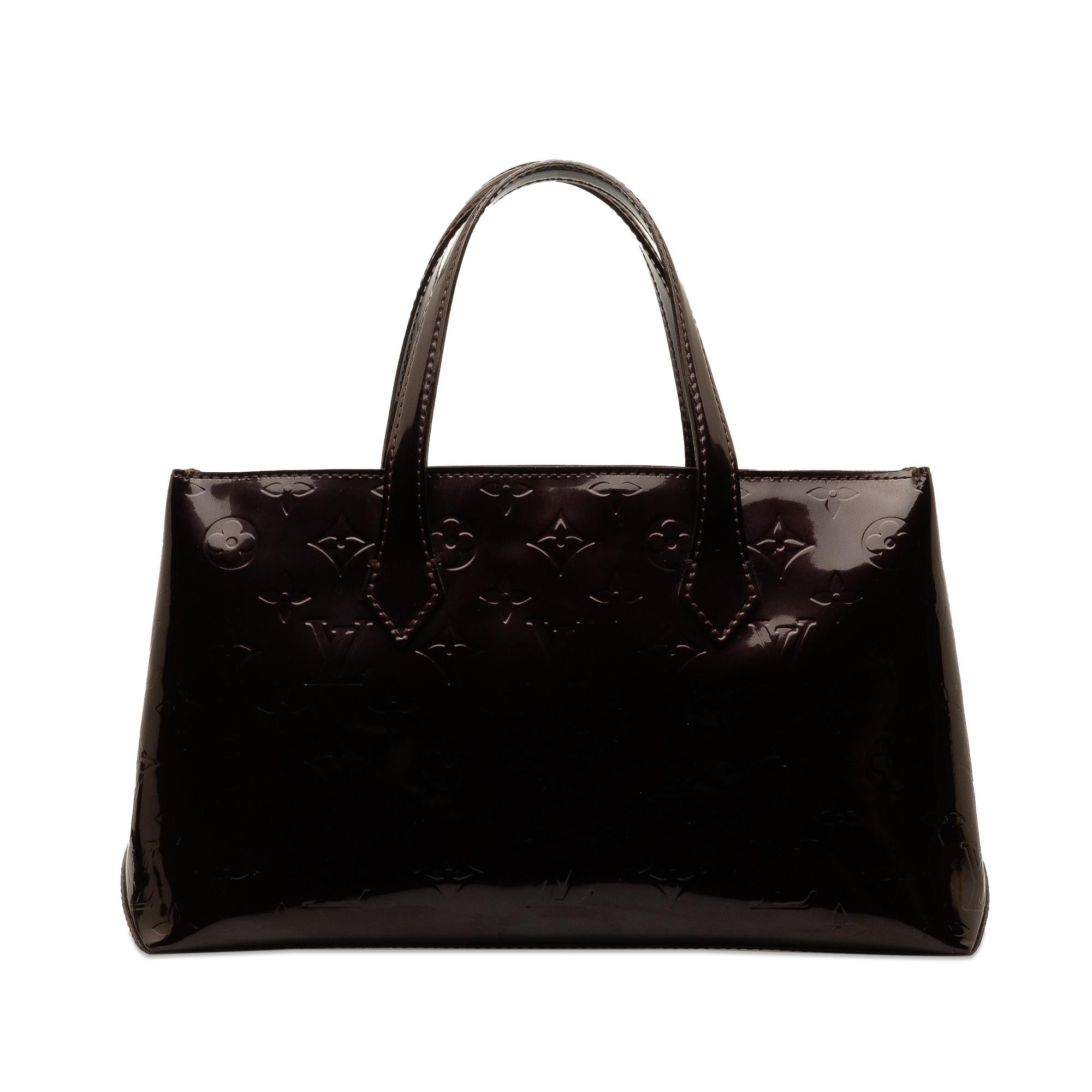 Louis Vuitton Monogram Vernis Wilshire PM (SHG-oit8gc)