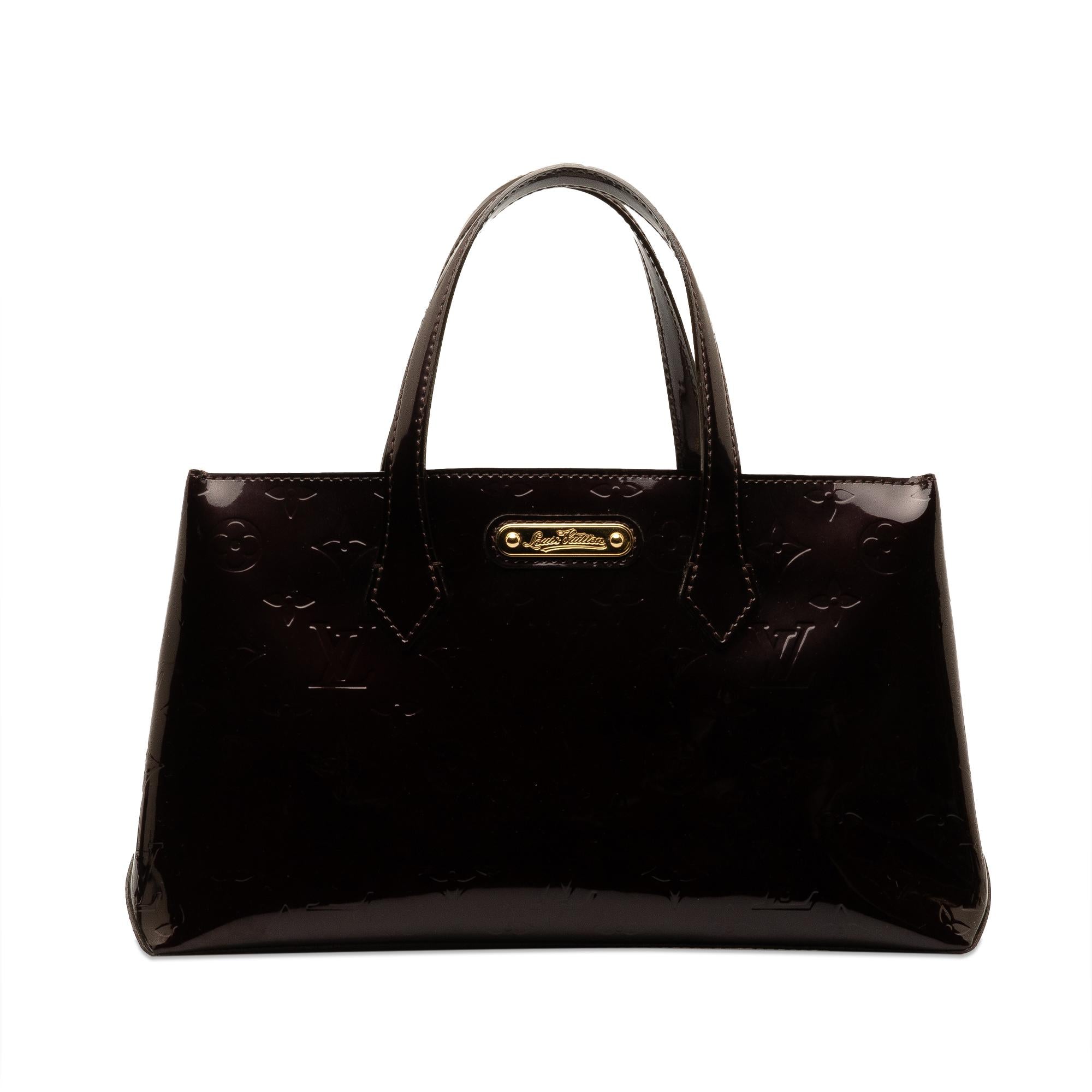 Louis Vuitton Monogram Vernis Wilshire PM (SHG-oit8gc)