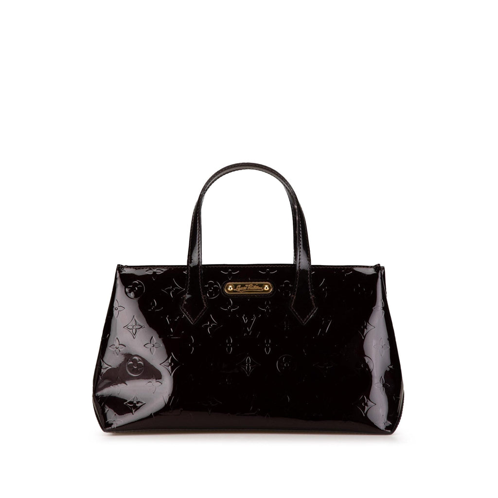 Louis Vuitton Monogram Vernis Wilshire PM (SHG-kvsdqR)