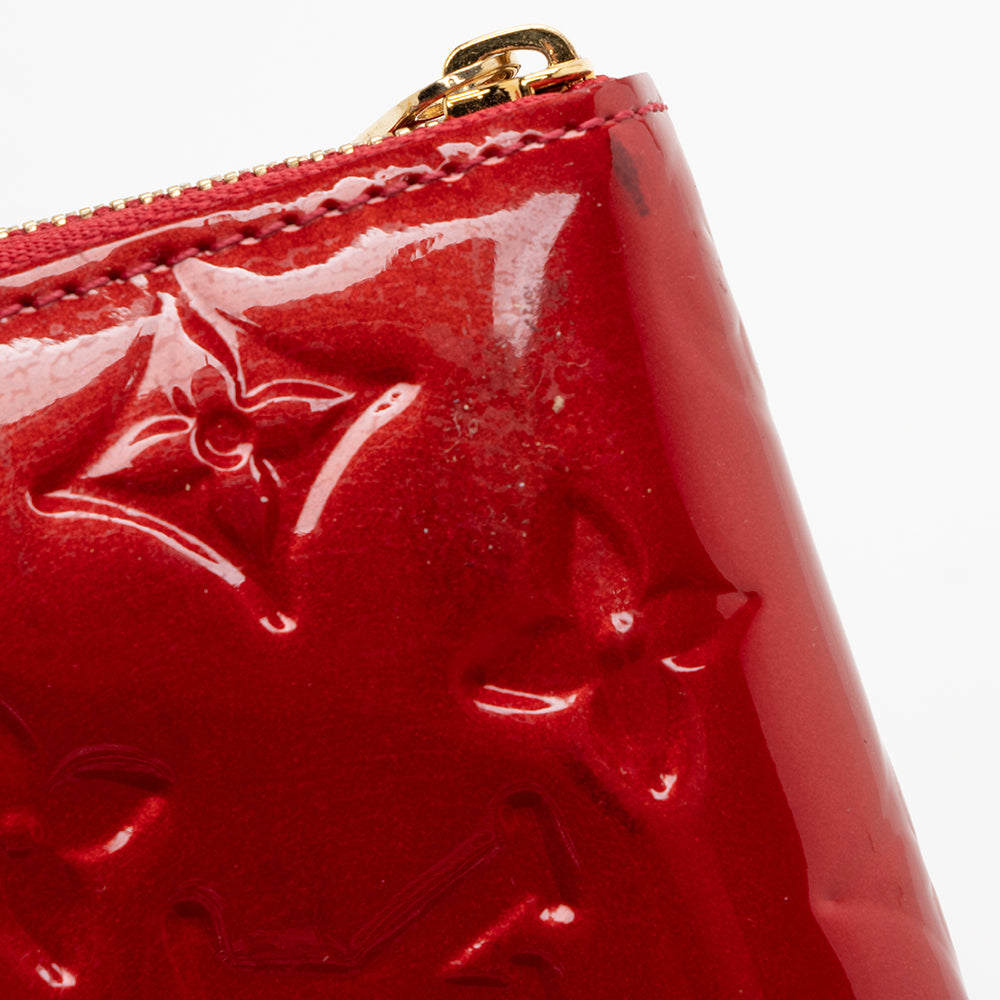 Louis Vuitton Monogram Vernis Zippy Coin Wallet (SHF-15405)
