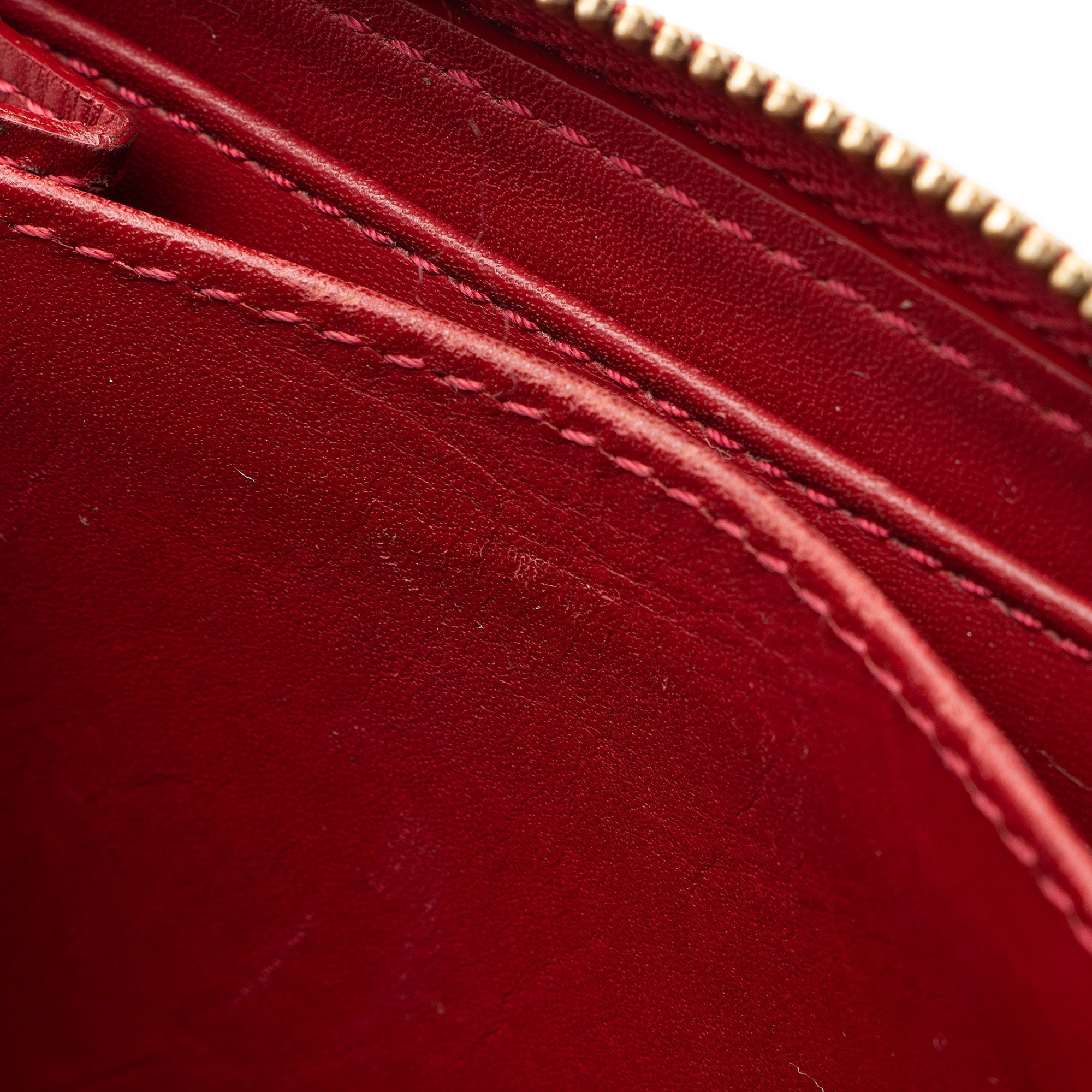 Louis Vuitton Monogram Vernis Zippy Coin Wallet (SHF-w6374d)