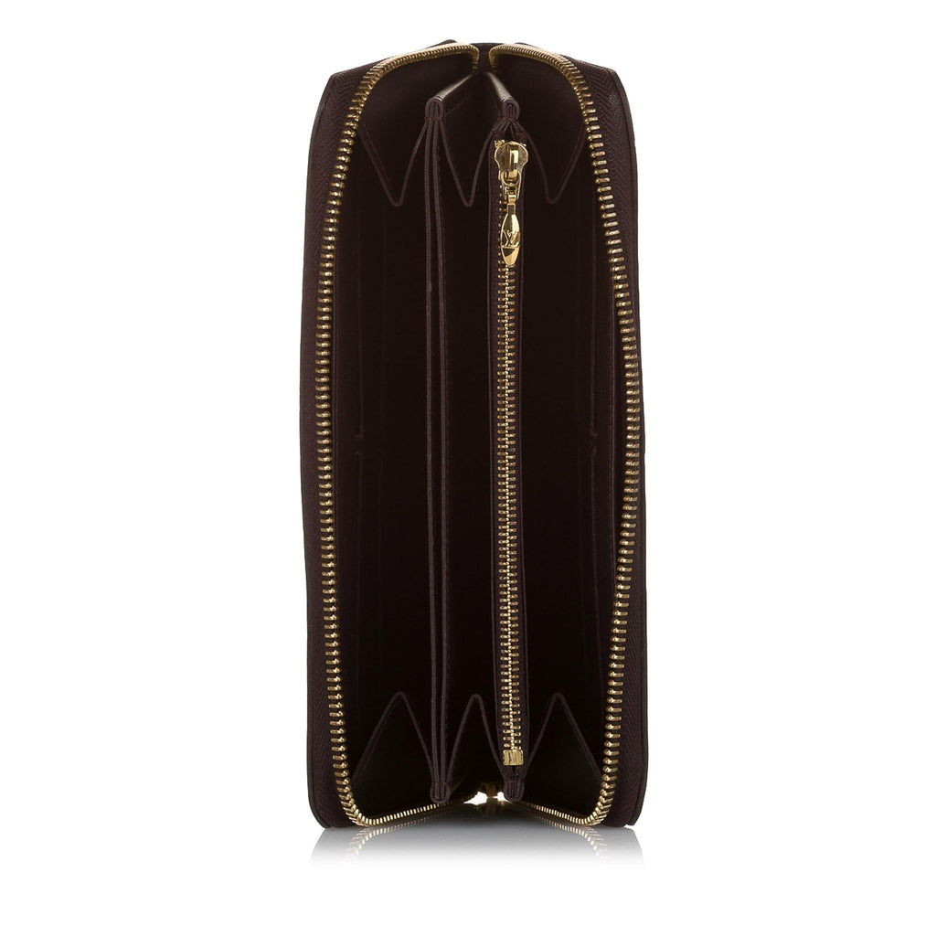 Louis Vuitton Monogram Vernis Zippy Long Wallet (SHG-33858)