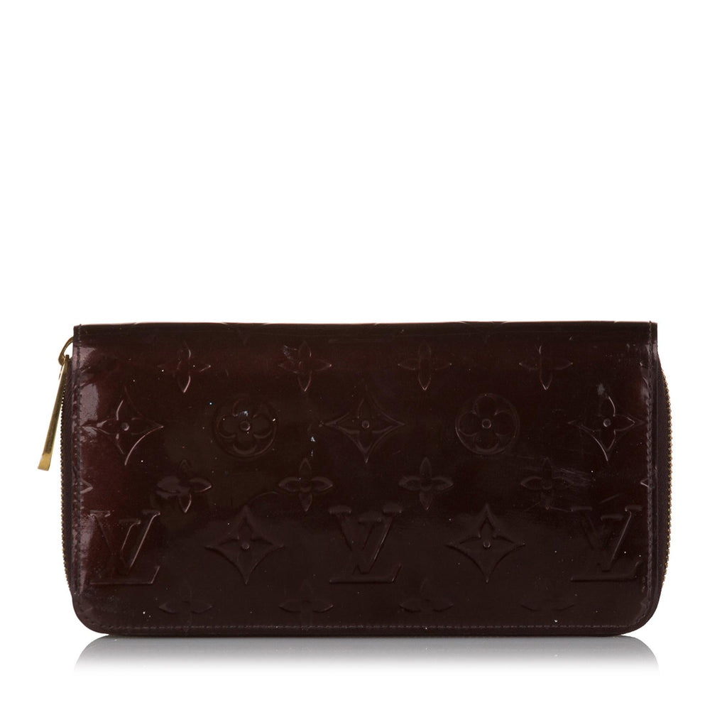 Louis Vuitton Monogram Vernis Zippy Long Wallet (SHG-33858)
